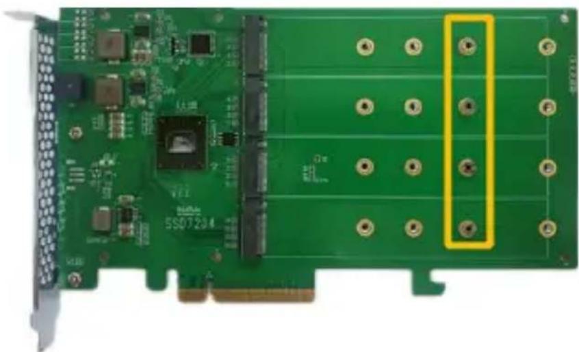 Highpoint SSD7204 - Take SSD7204 as an example: - 3