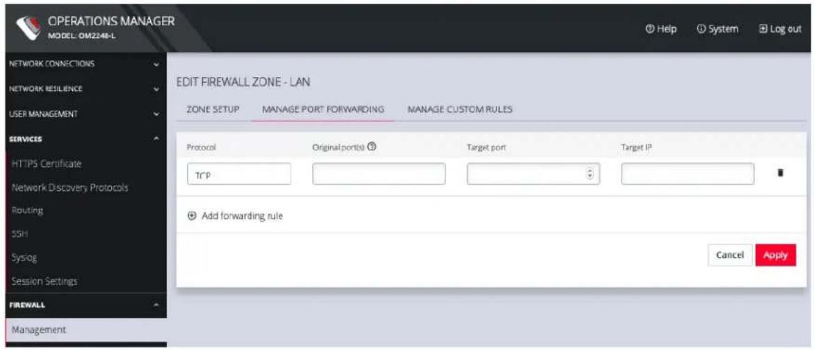 Opengear OM2200 - Firewall Management - 3