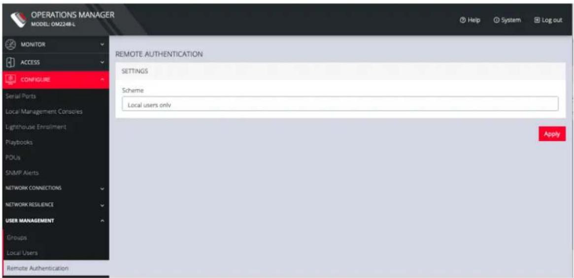 Opengear OM2200 - Remote Authentication - 1