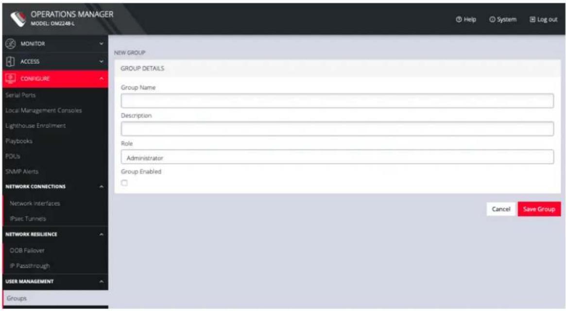 Opengear OM2200 - Groups - 2