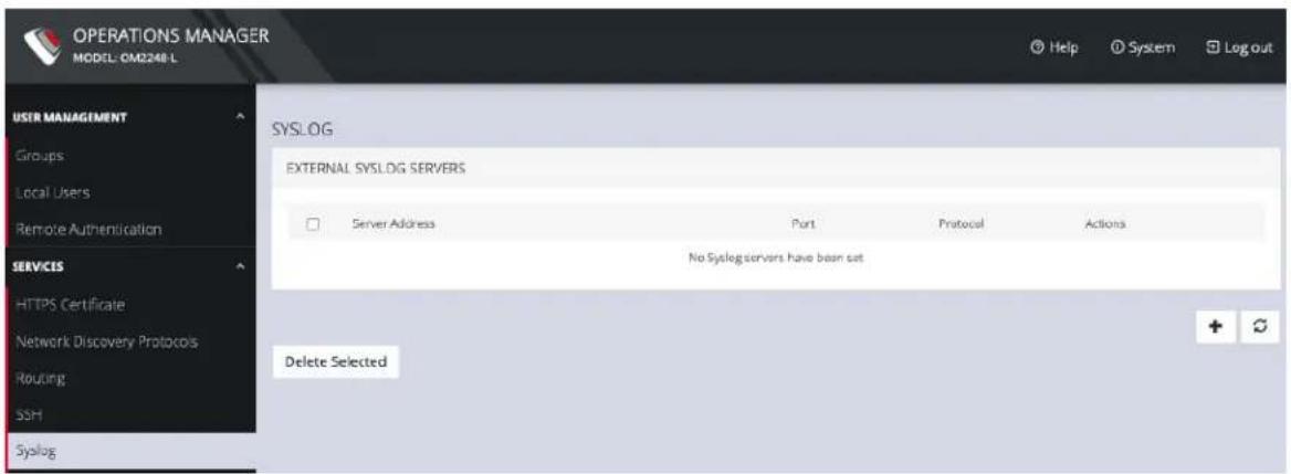 Opengear OM2200 - Syslog - 1