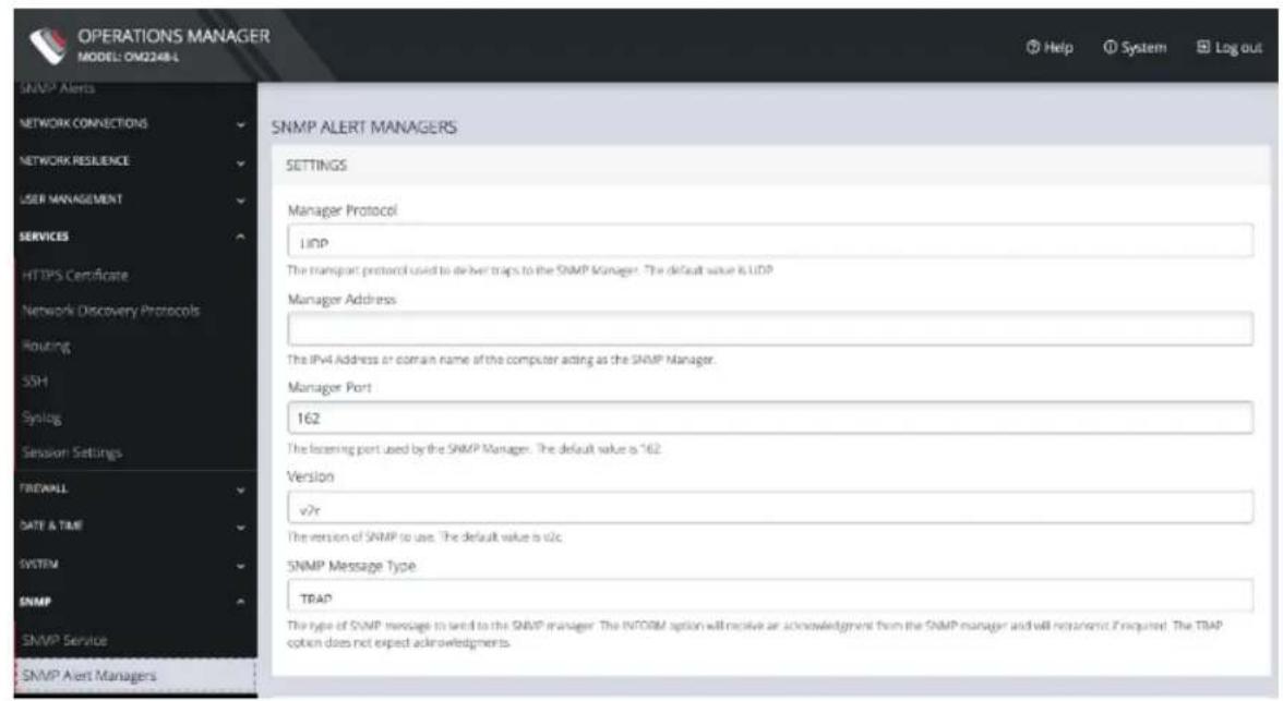Opengear OM2200 - SNMP Alert Managers - 1