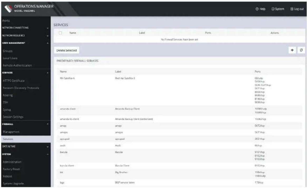 Opengear OM2200 - Manage Firewall Rules - 1