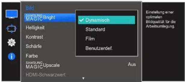 SAMSUNG LS27E510CS - Konfigurieren von SAMSUNG MAGIC Bright - 2