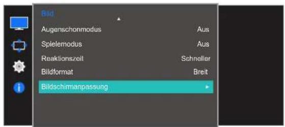 SAMSUNG LS27E510CS - Konfigurieren von H-Position und V-Position - 2