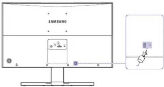 SAMSUNG LS27E510CS - Schloss für den Diebstahlschutz - 1