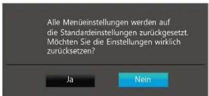 SAMSUNG LS27E510CS - Initialisieren von Einstellungen Alles zurücksetzen. - 2