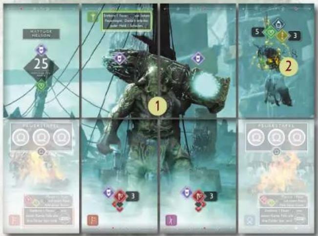 Asmodee God of War Das - SCHAUPLATZ-ELEMENTE - 6