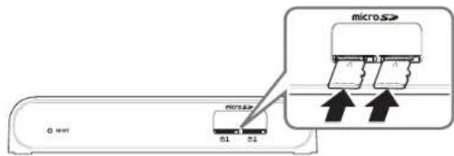 Hanwha PNM-9000QB - Einlegen einer Micro SD-Speicherkarte - 1