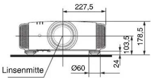 Linsenmitte Ø60 227,5 103,5 178,5 24