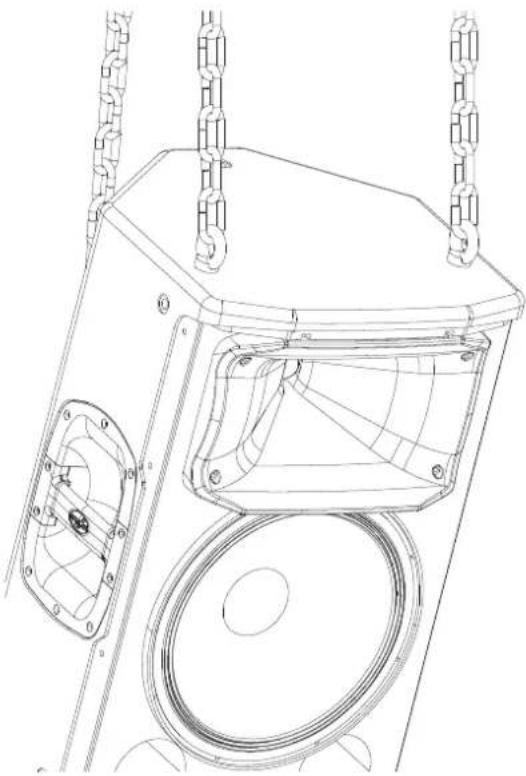 DAS Audio Vantec-15 - Flying with eyebolts - 3