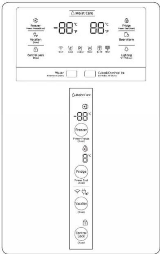 SAMSUNG RH58K6687SL - การตั้งค่าอุณหภูมิ - 1