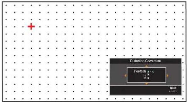 Distortion Correction Position 3 / 0 II 3 V 0 Back WHITE