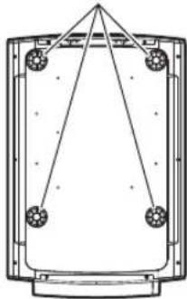JVC DLA-VS45NV - Adjusting the elevation angle of the projector - 3