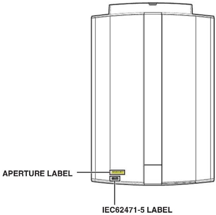 APERTURE LABEL IEC62471-5 LABEL