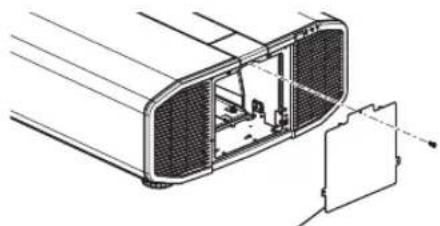JVC DLA-VS45NV - Unscrew the screw using a Phillips screwdriver to remove the front plate - 1