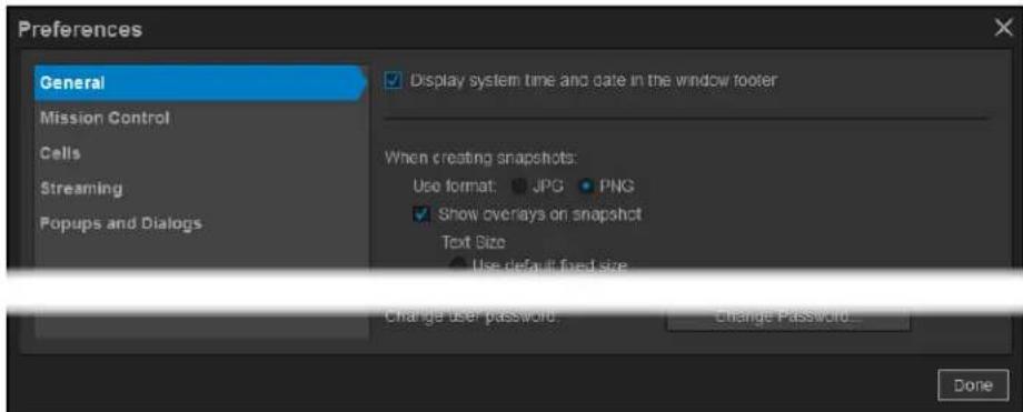 Pelco VideoXpert Professional VXP-P2-72-J-D - Setting User Preferences - 1