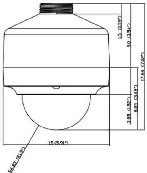 Pelco Sarix Professional IMPBB-EI - Dimensions - 3