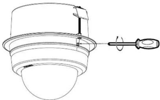 Pelco Spectra Enhanced S7230L-FW1 - INSTALLINGTHELOWERDOME(IN-CEILING/ENVIRONMENTAL) - 2