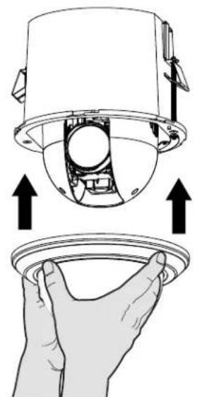 Pelco Spectra Enhanced S7230L-FW1 - INSTALLINGTHELOWERDOME(IN-CEILING/INDOOR) - 1