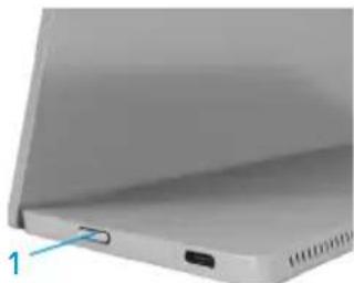 DELL C1422H - Bedienelement an der Vorderseite verwenden - 1