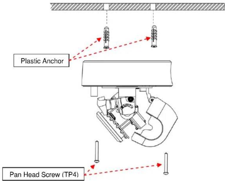 Pelco Sarix Professional IMP531-1ERS - Wall or Ceiling Surface Mount - 2