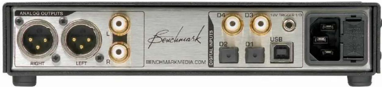 Benchmark DAC3 B - Rear Panel - 1