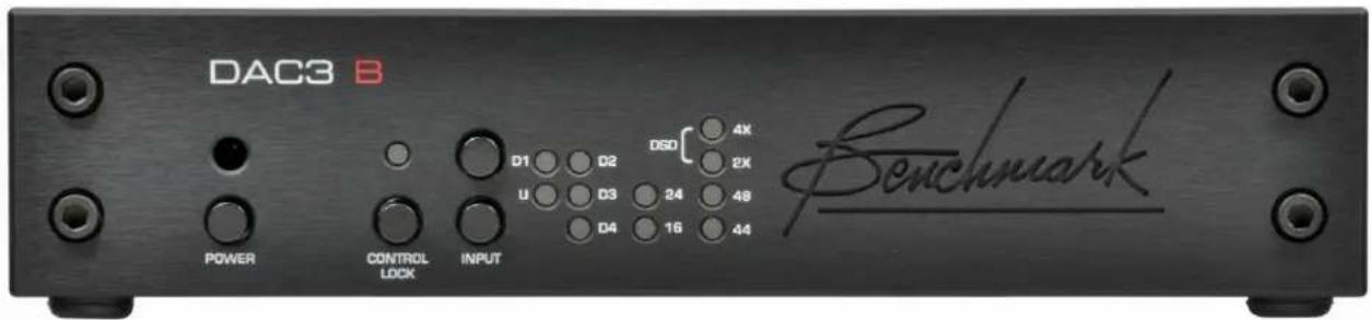 Benchmark DAC3 B - Front Panel - 1