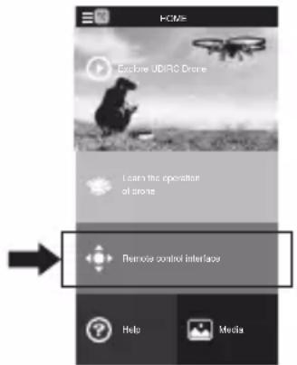 Explore UDIRC Drone Learn the operation of drone Remote control interface Help Media