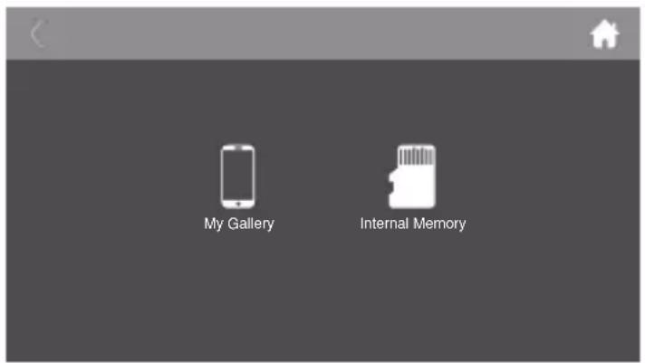 My Gallery Internal Memory