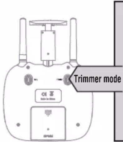 Trimmer mode Control Panel Control