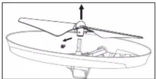 SereneLife Discovery 2 - Propeller installation diagram - 1