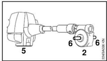 STIHL KW - Montaje de la caja de engranajes - 2