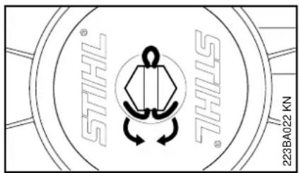 STIHL KW - Retiro de la caja de engranajes - 1