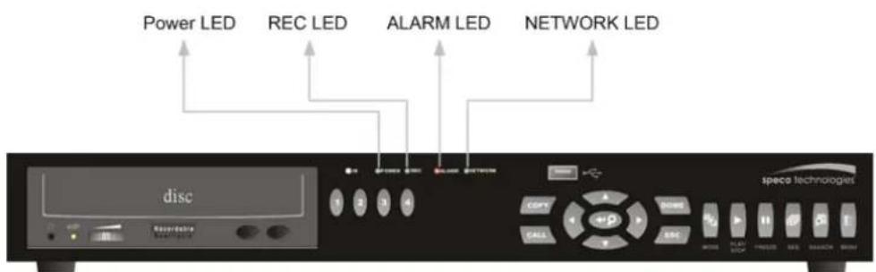 Speco Technologies DVR-4TL - LED Definition - 1