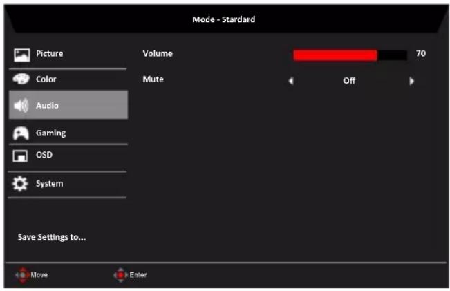 ACER XF273 - Audio - 1