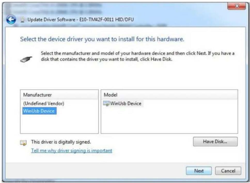 Avocor AVF-8650 - Manual Driver Installation - Device Connected - 5