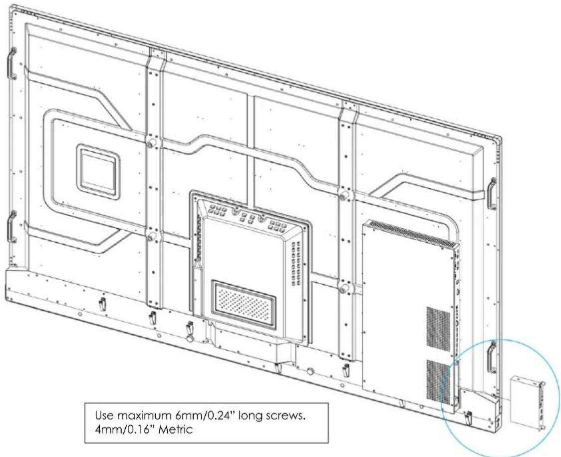 Avocor AVF-8650 - Appendix III: Installing an OPS Module - 1