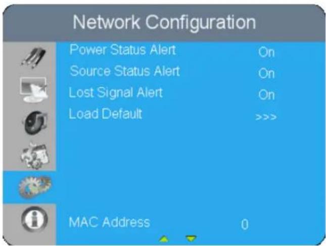 Avocor AVF-8650 - Network Configuration - 2