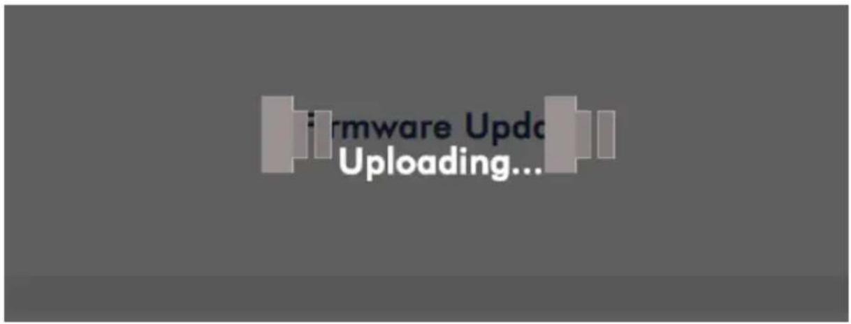 Firmware Update Uploading...