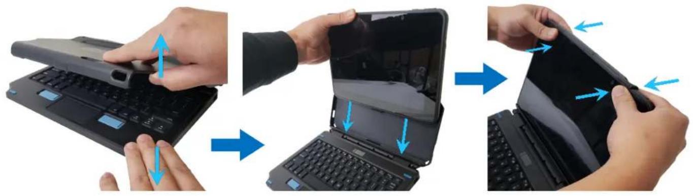 Gamber-Johnson 7160-1585-02 - Docking the Tablet - 1