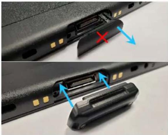 Gamber-Johnson 7160-1585-02 - INSERTING THE CONNECTOR ADAPTER - 1