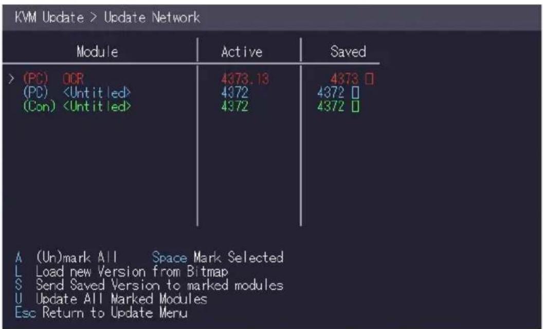 KVM-TEC Masterline MVX2R - PERFORMING NETWORK UPDATE - 1
