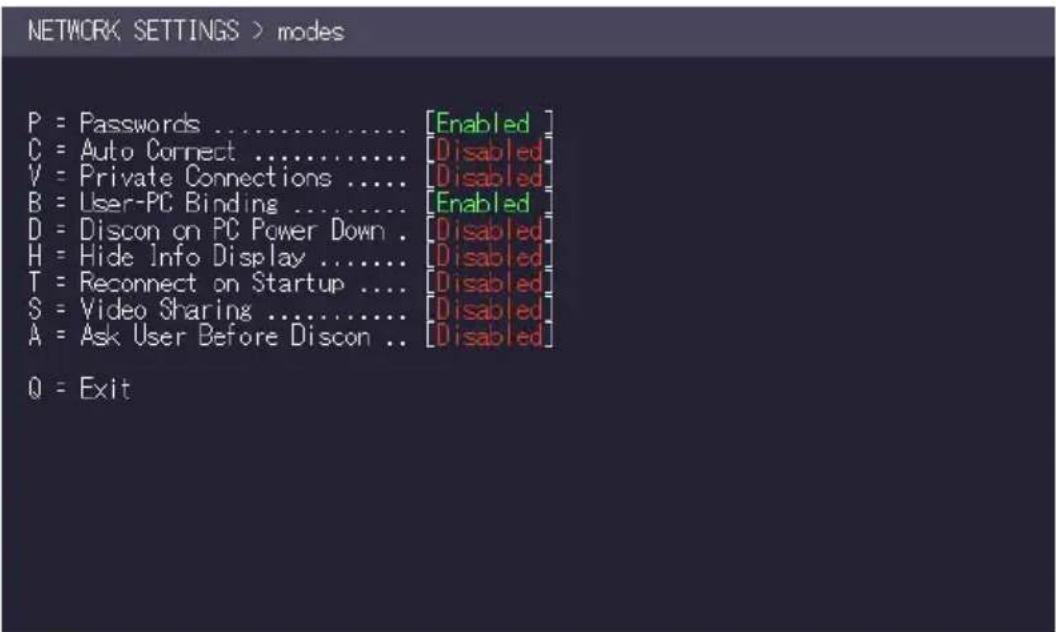 KVM-TEC Masterline MVX2R - To enable the User-PC Binding mode: - 1