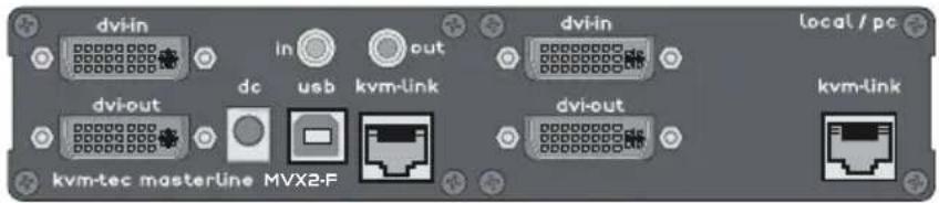 KVM-TEC Masterline MVX2R - Remote Extender (CON) - 1