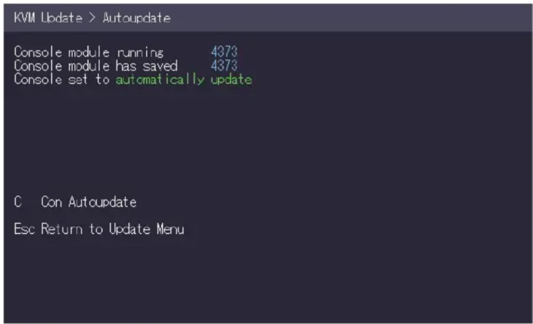 KVM-TEC Smartline SVX2R - PERFORMING AN AUTOUPDATE - 1