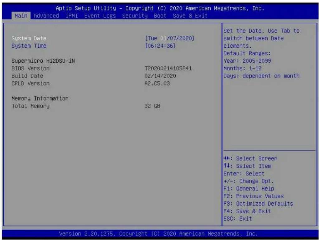 Supermicro AS-1024US-TRT - Main Setup - 1