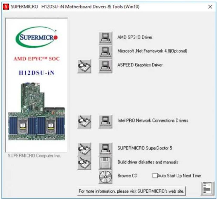 Supermicro AS-1024US-TRT - Driver Installation - 1
