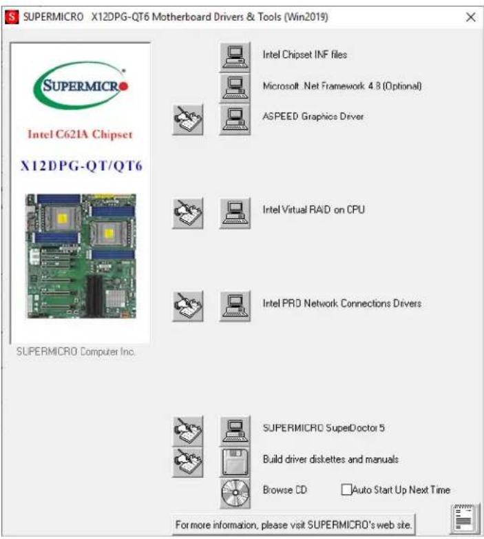 Supermicro SYS-740GP-TNRT - Driver Installation - 1