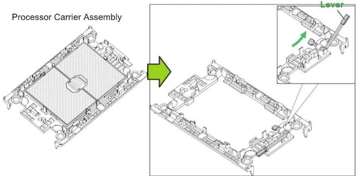 Supermicro SYS-740GP-TNRT - Removing the Processor from the Processor Carrier Assembly - 1